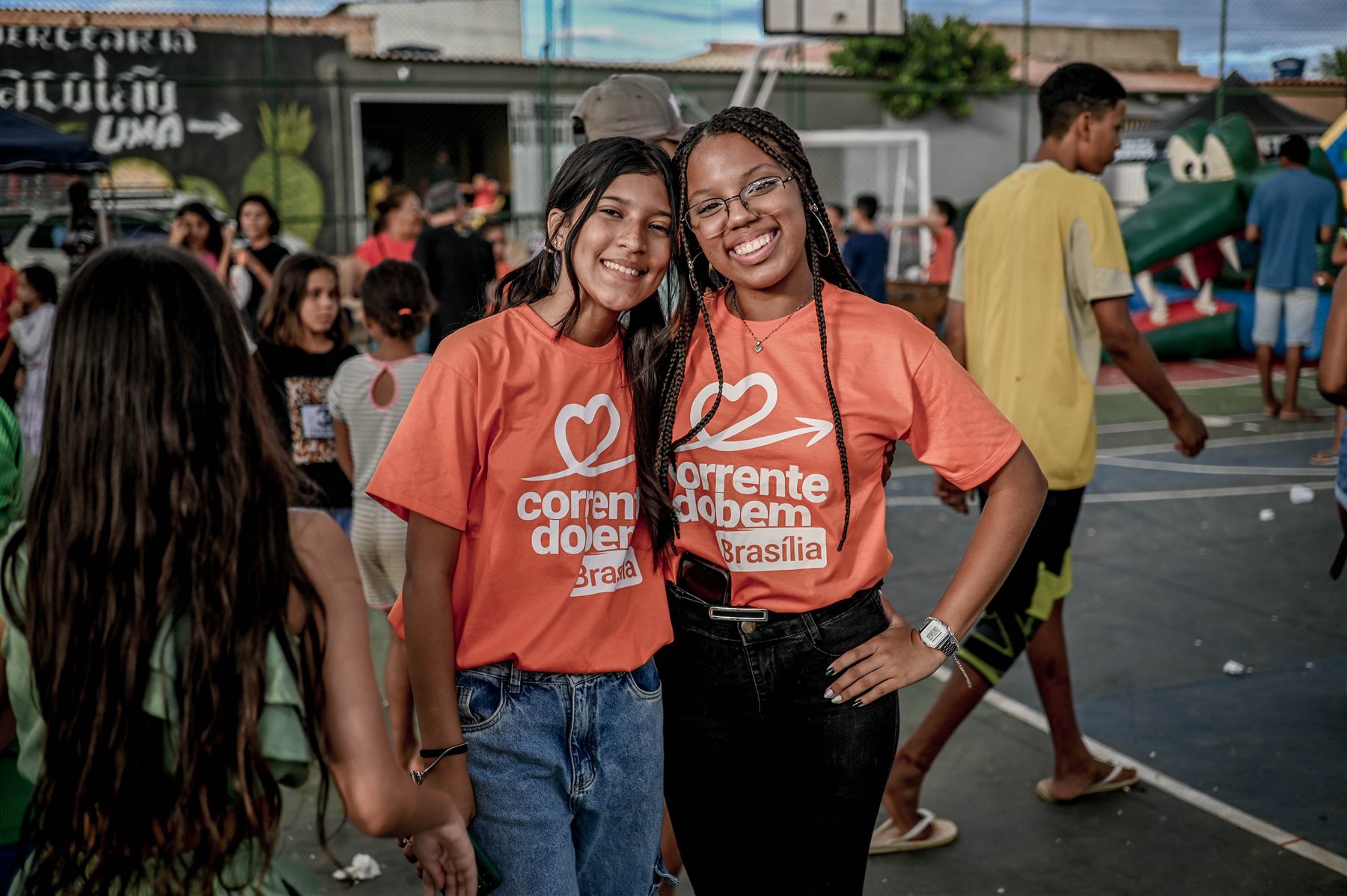 Voluntários da Corrente do Bem Brasília no Sorria Criança